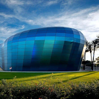 Exterior of the Aquarium of the Pacific in Long Beach, California